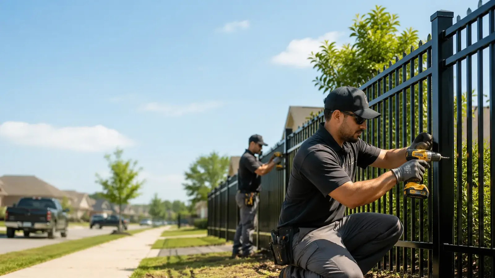 Metal Fence Installation in Ridge Farm, IL
